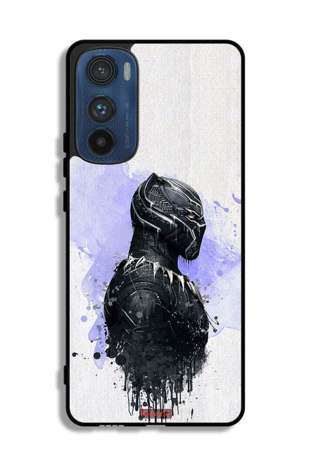 Motorola Edge 30 Protective Case Cover Black Panther
