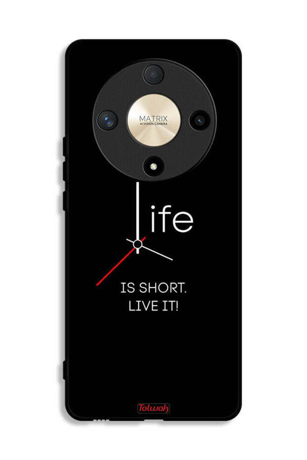 Honor X9b Protective Case Cover Life Is Short Live It