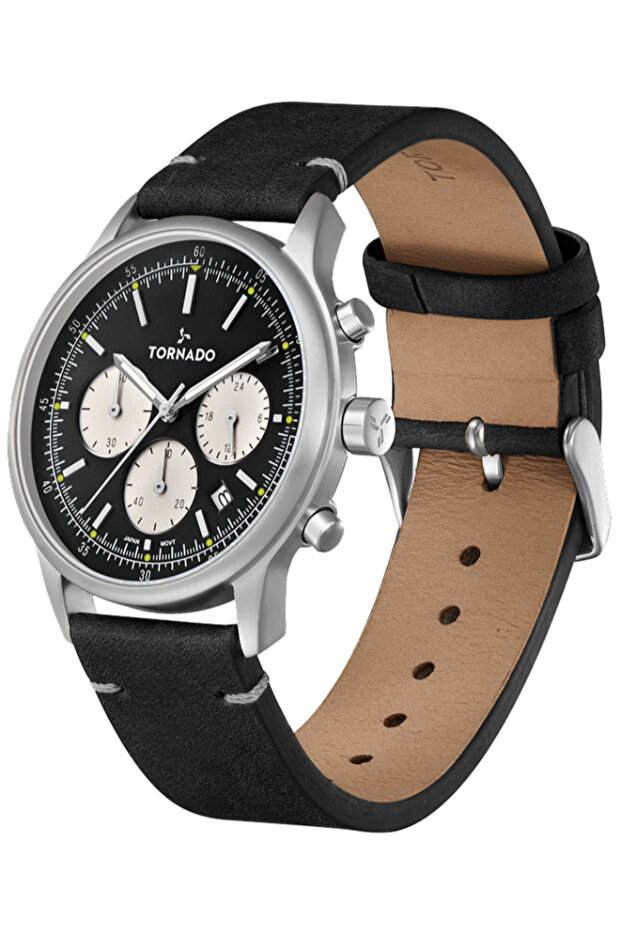 Classic Men's Multi Function Black Dial Watch - T24108-SLBB - 2