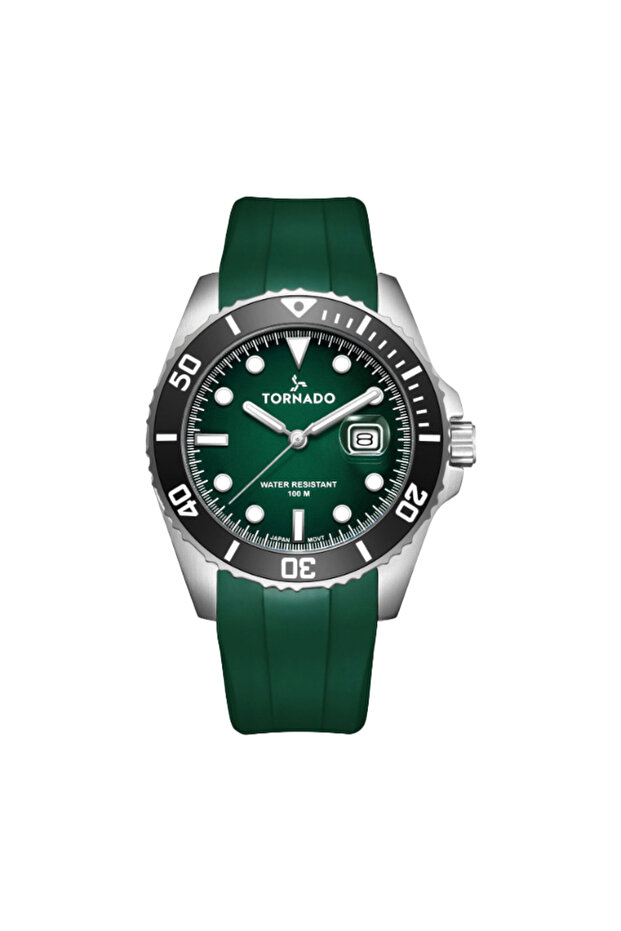 LUMINA ANALOG Men's Analog Green Dial Watch - T22001-SSHH