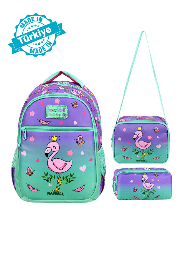 Licensed Children's Primary School Backpack, Lunchbox and Pen Holder