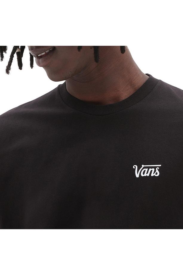 Vn0a7y3sblk1 Mini Script Tee-b Black - 2