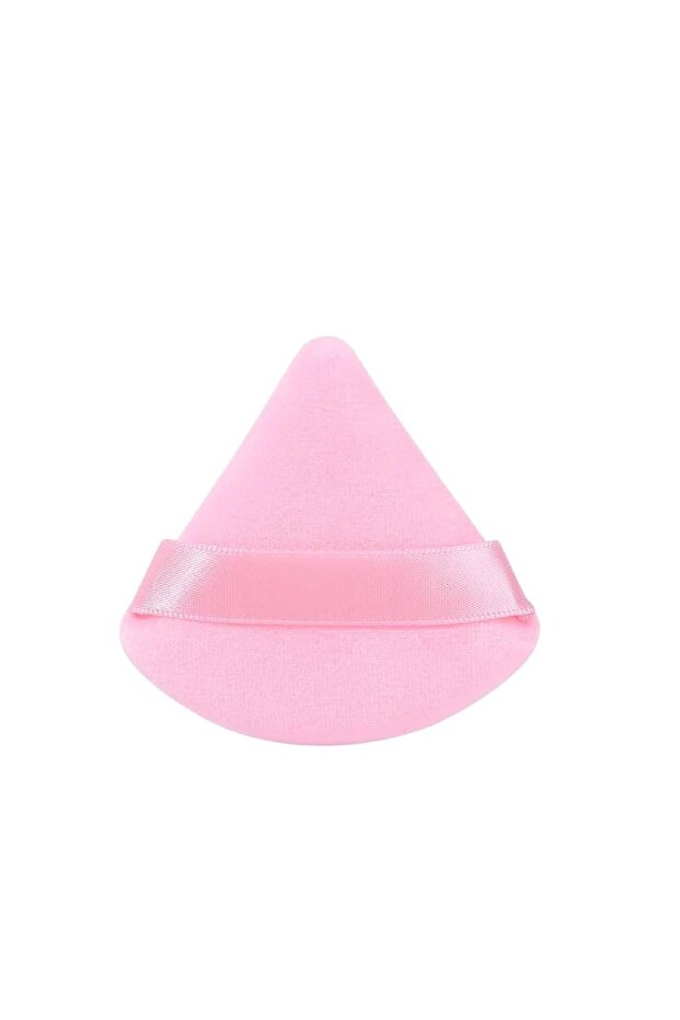 Triangular velour sponge - Pink - 1