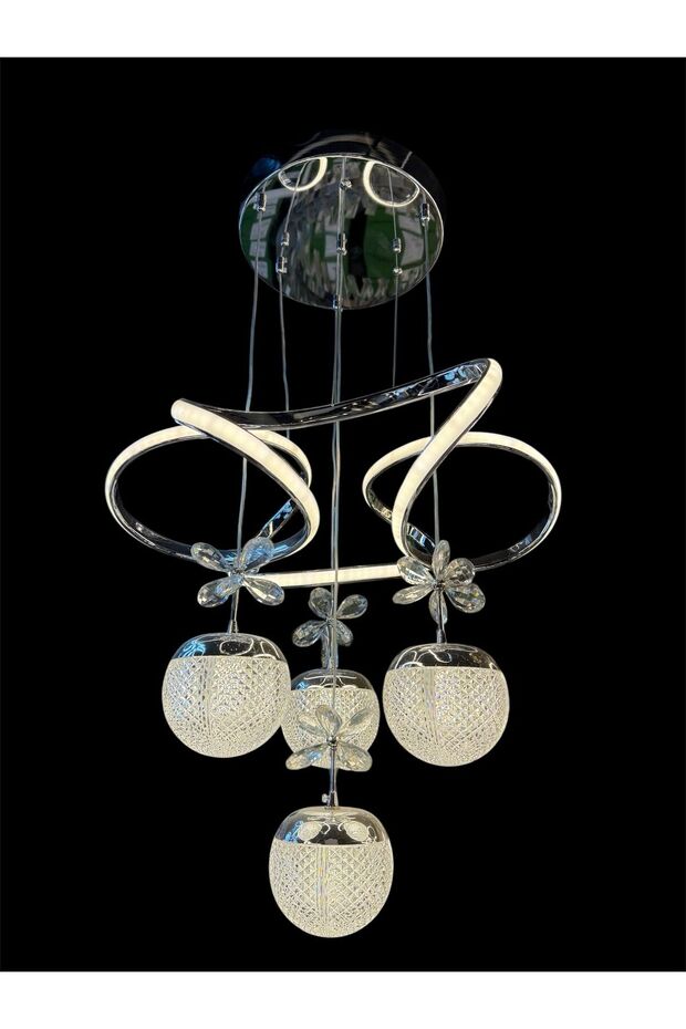 Üç toplu salon led avize - 2