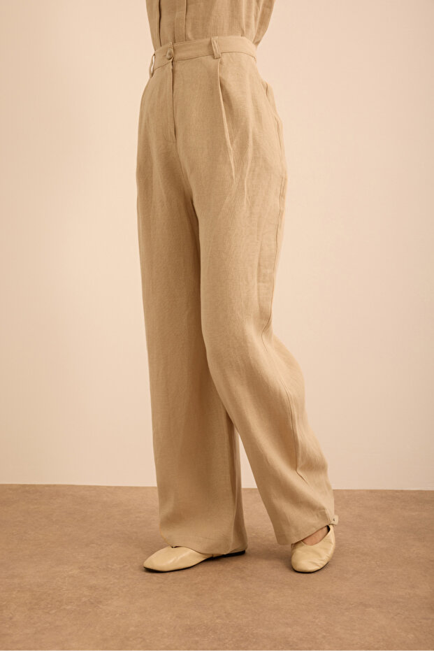 Keten Pantolon - 3