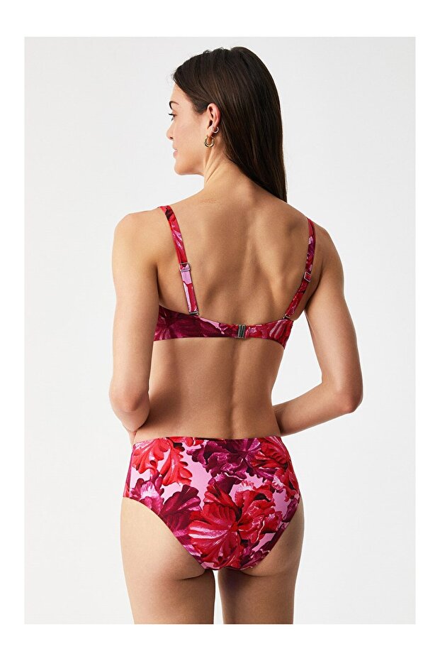 Firelin Desenli Straplez Bikini - 2