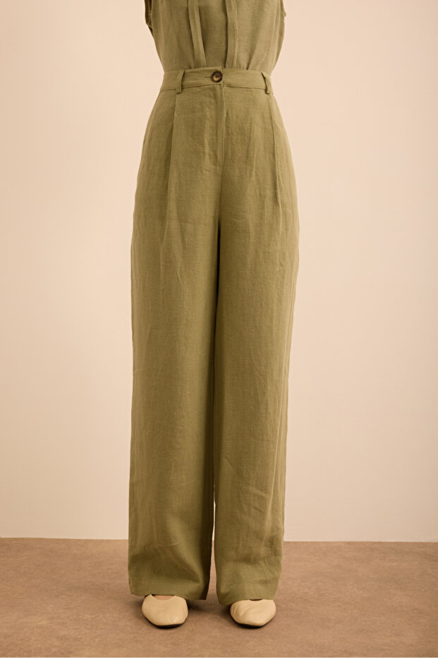 Keten Pantolon - 2