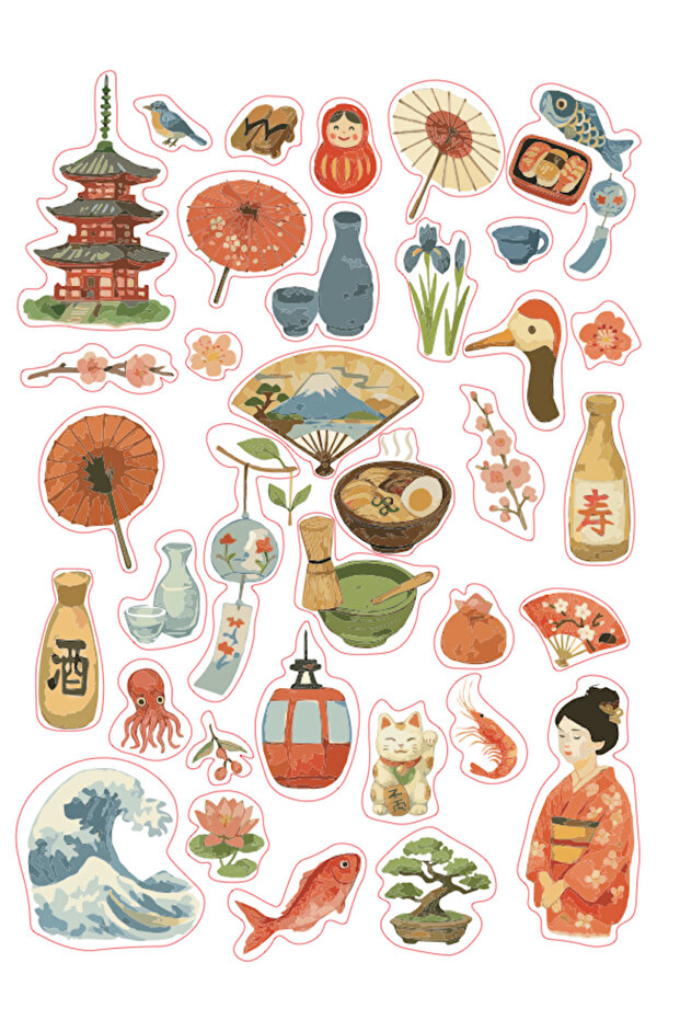 Far East Sticker Seti - 3