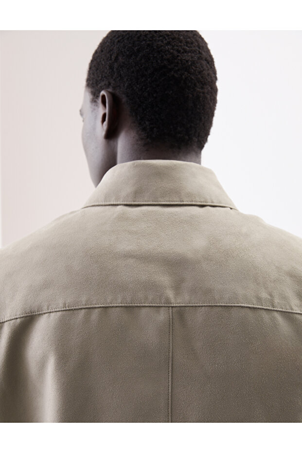 Suni Süet Harrington Ceket - 6