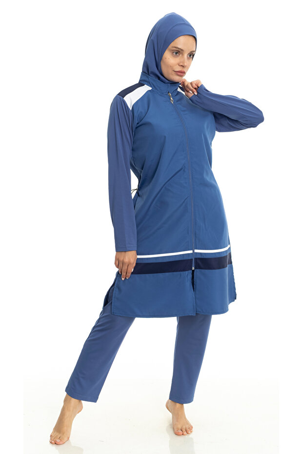 ملابس السباحة الحجاب مغطاة بالكامل - 2