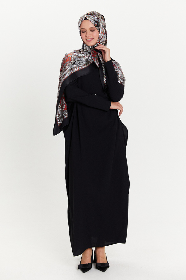 Dökümlü Davet Elbise - 2