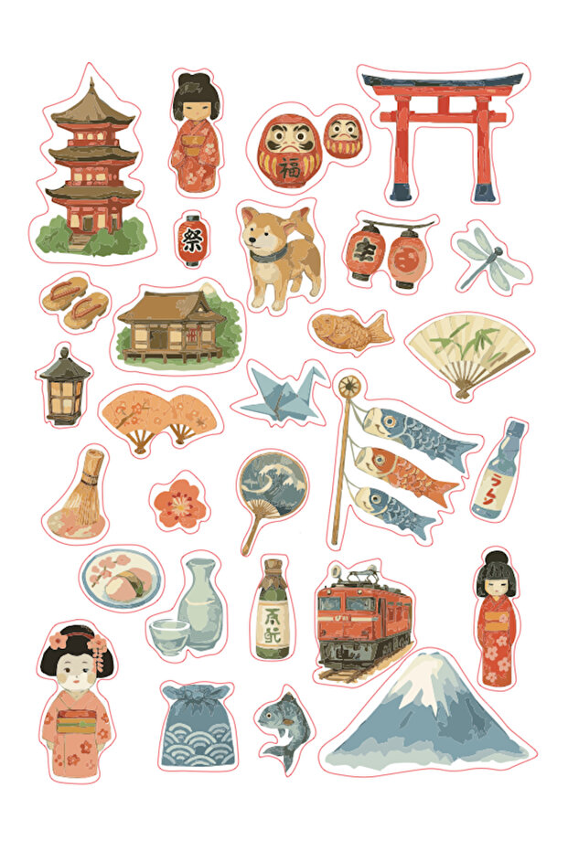 Far East Sticker Seti - 4