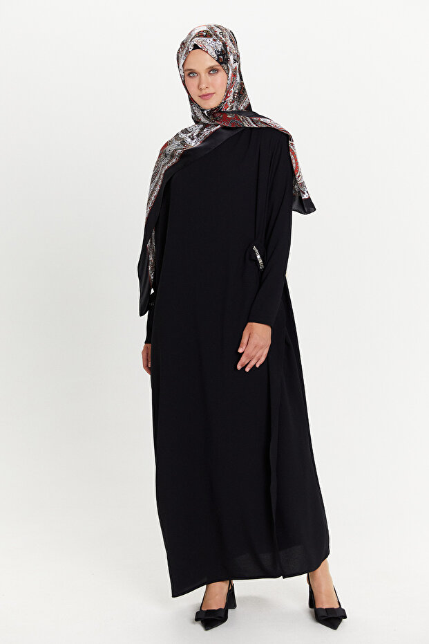 Dökümlü Davet Elbise - 1