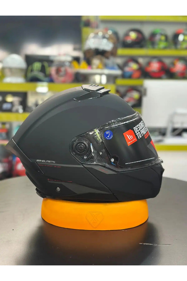 KASK FU404SV ATOM 2 SV SOLID A1 MAT SIYAH - 6
