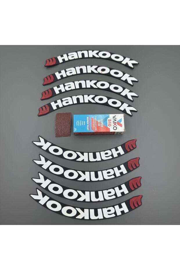 Motorcycle Tire Writing 8 Pcs and Adhesive Model1