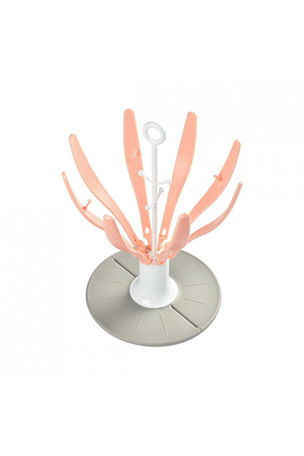 Uscator pliabil bieroane Floare Pink - 1