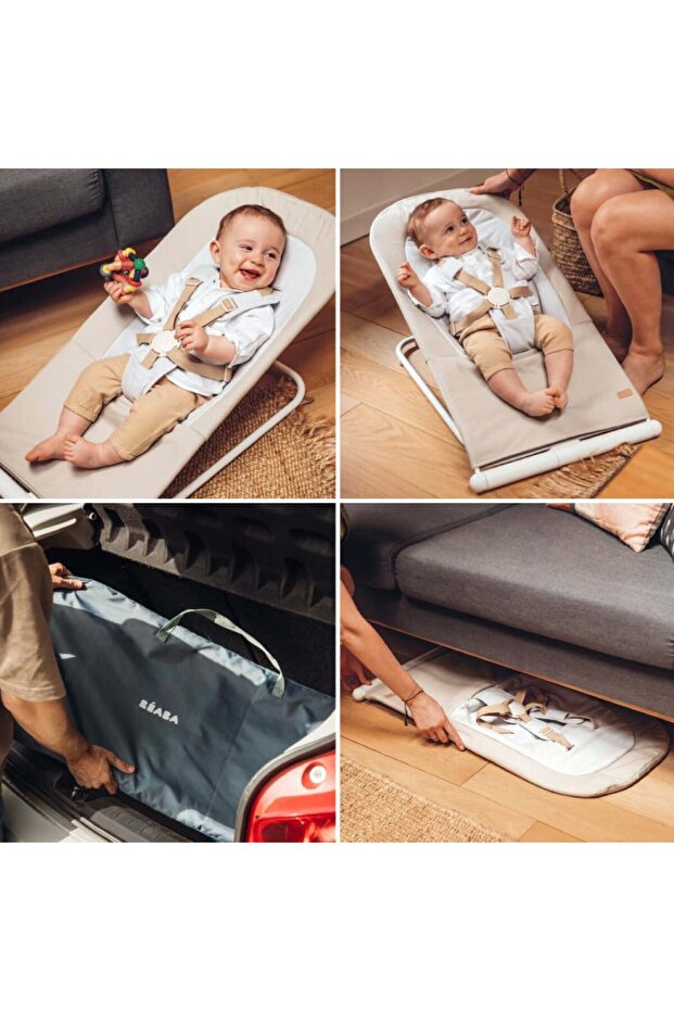 Люлеещ се стол Eazy Relax Greige - 4