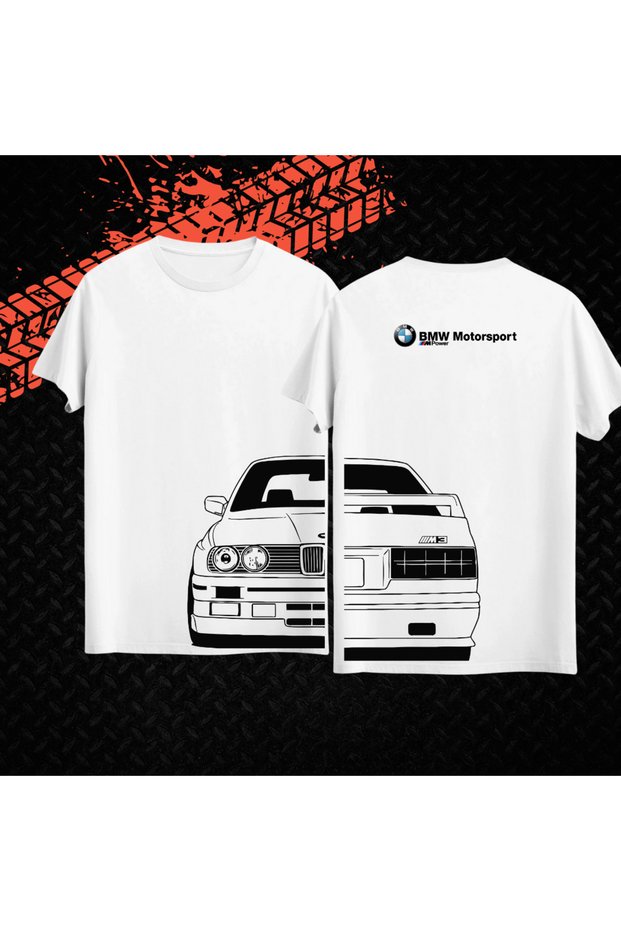 Bmw E30 M3 Iconic Double Face Design Oversize Unisex T-Shirt – Motorsport Series