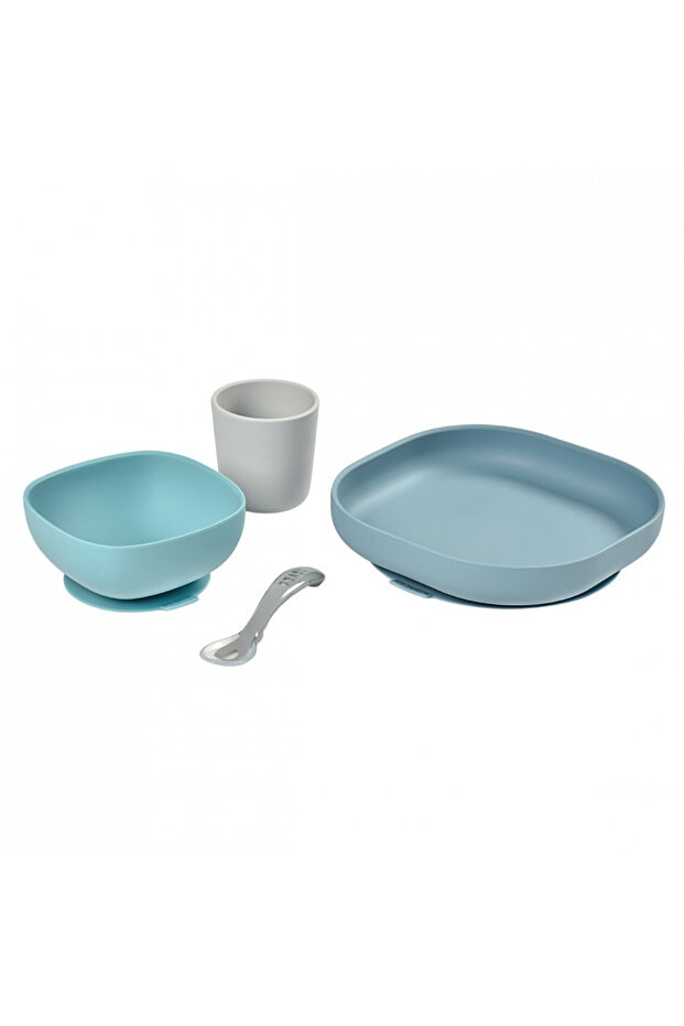 4-piece Jungle silicone dinner set - 2