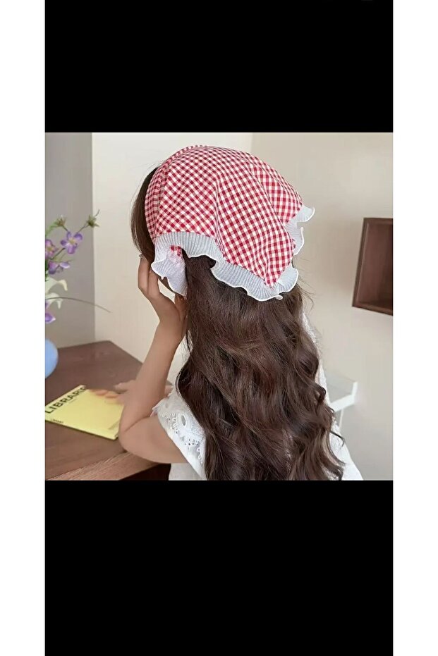 Red Pork Bohemian Crown (Scarf Boho Headband)