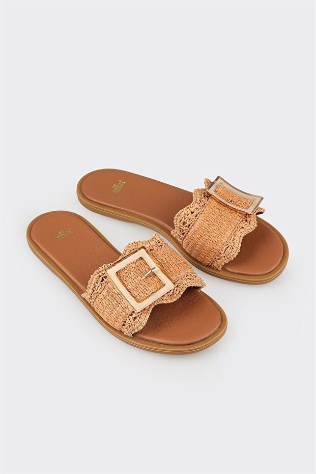 Naturel Kadın Terlik - 2