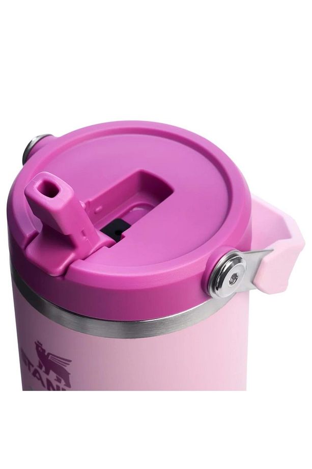 The IceFlow Flip Straw Pipetli Termos Bardak 0.89 LT Matara PEMBE - 3