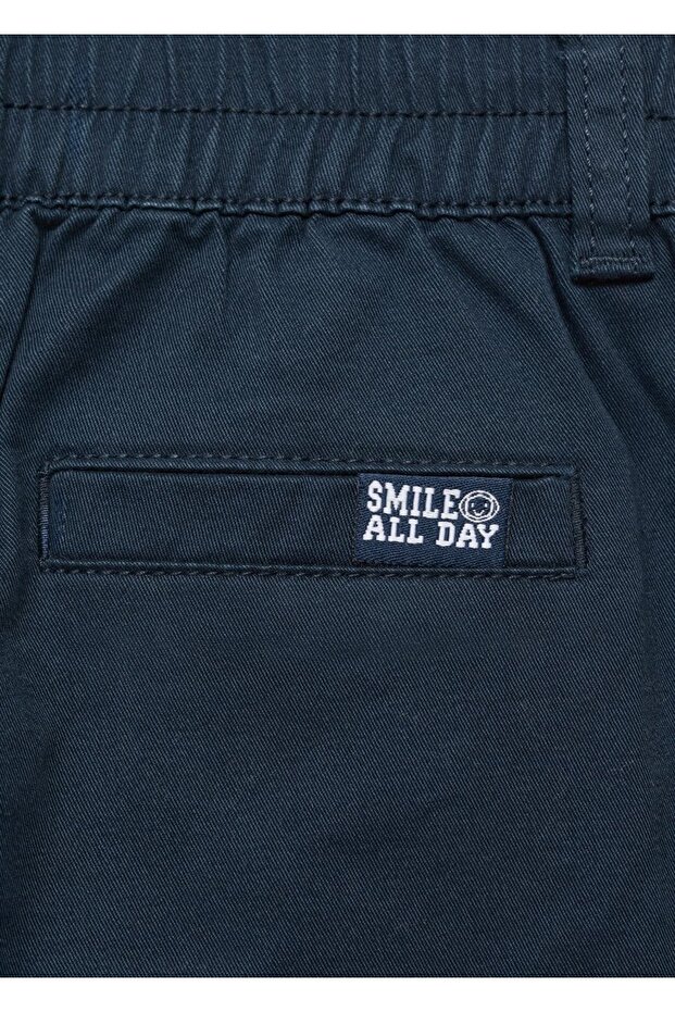 Pamuklu kargo pantolon - 4