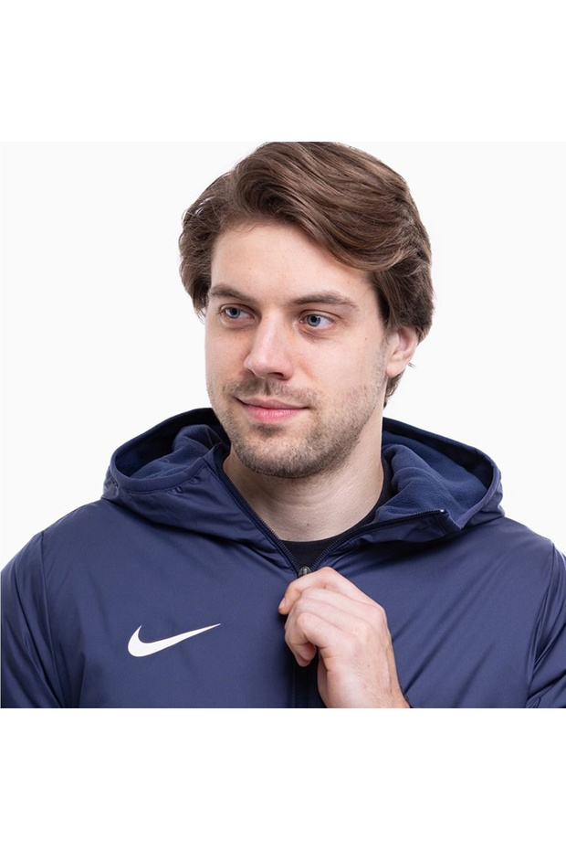 Repel Park Men's Navy Blue Hooded Coat - 3