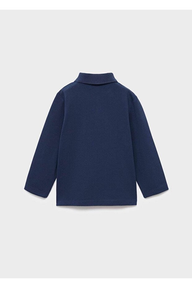 Pamuklu basic polo tişört - 2