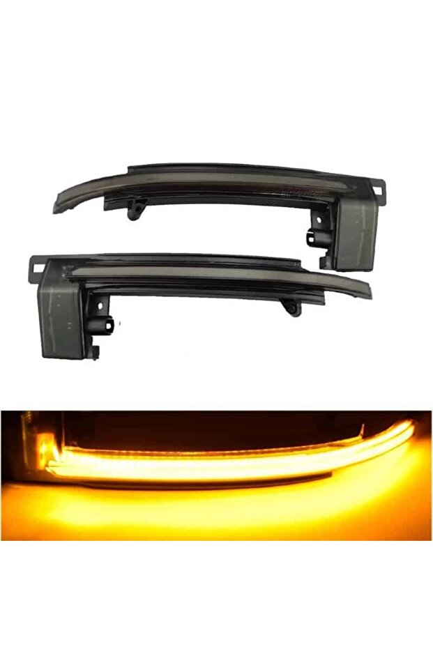 Set of 2 dynamic mirror turn signal lamps Audi A4 B8, A6 C6, A5, Q3, A3 8P - 10