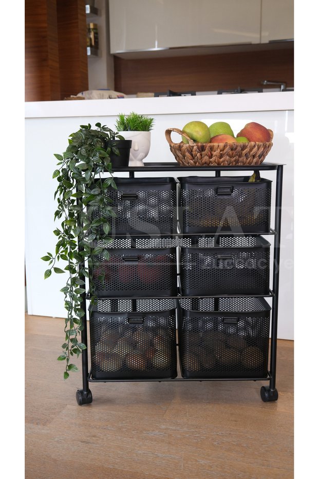 3-Layer 6-Section Vegetable Shelf