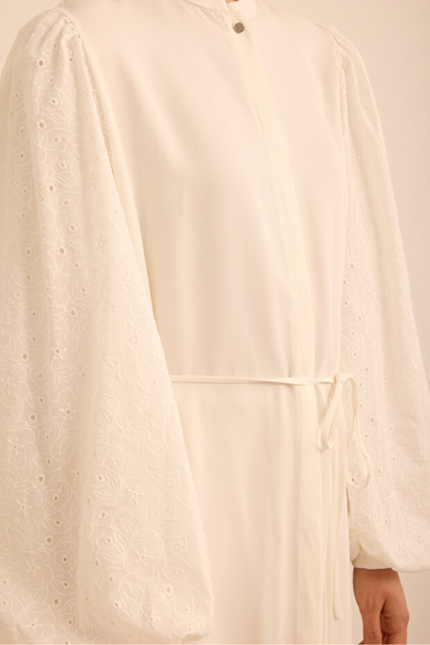 Kolları Brode Rayon Viscon Tunik - 5