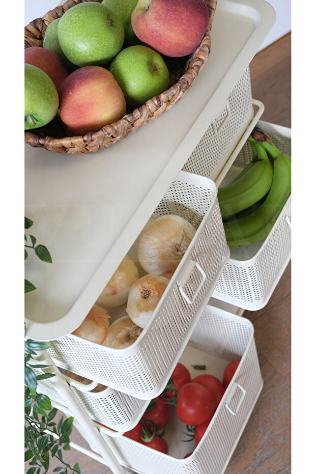 3-Layer 6-Section Vegetable Shelf - 2