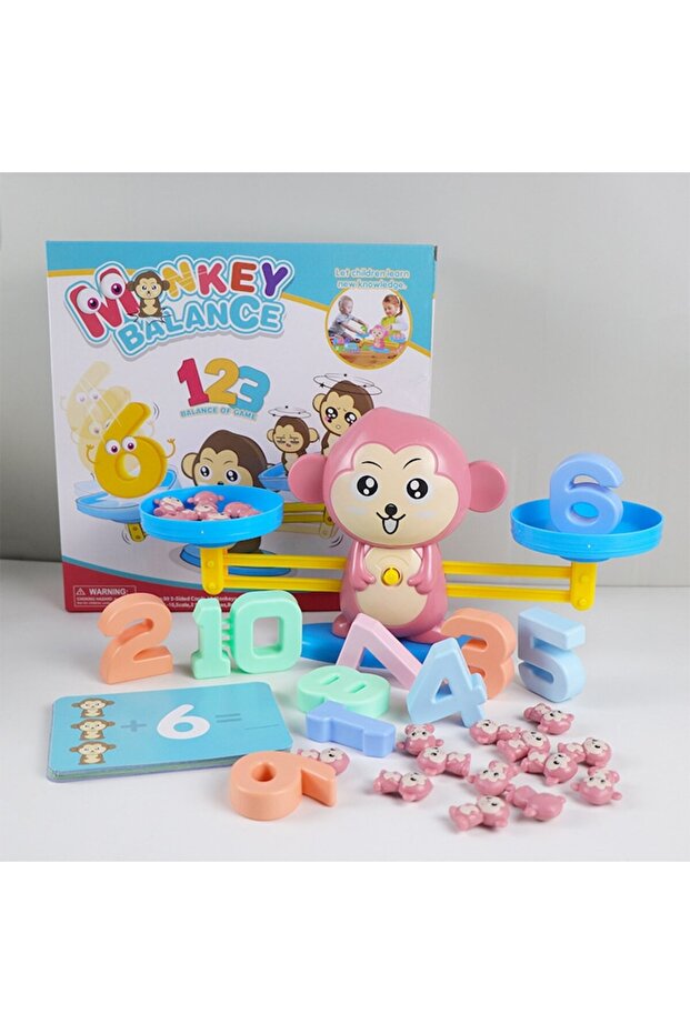 Educational toy, Monkey balance type Math games - 3