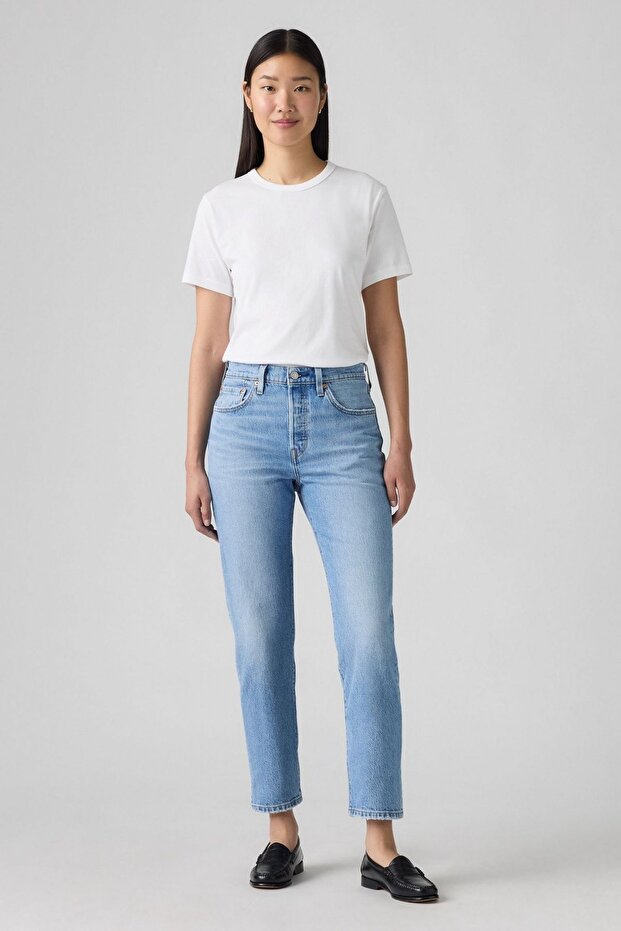 501 Crop Local Tr No Referee Blue Women's Jean