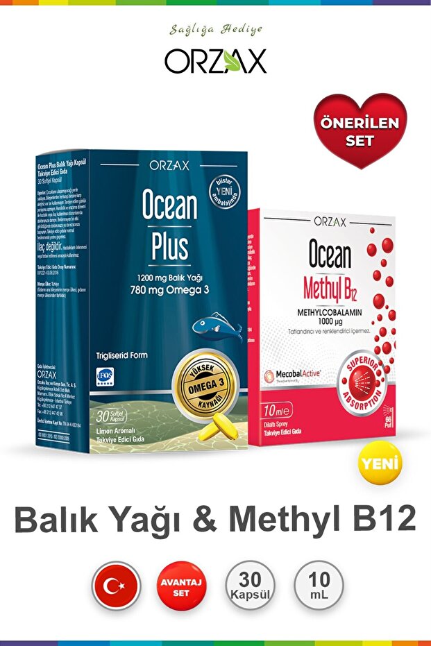 Plus 30 Kapsül & Methyl B12 10 ml - 1