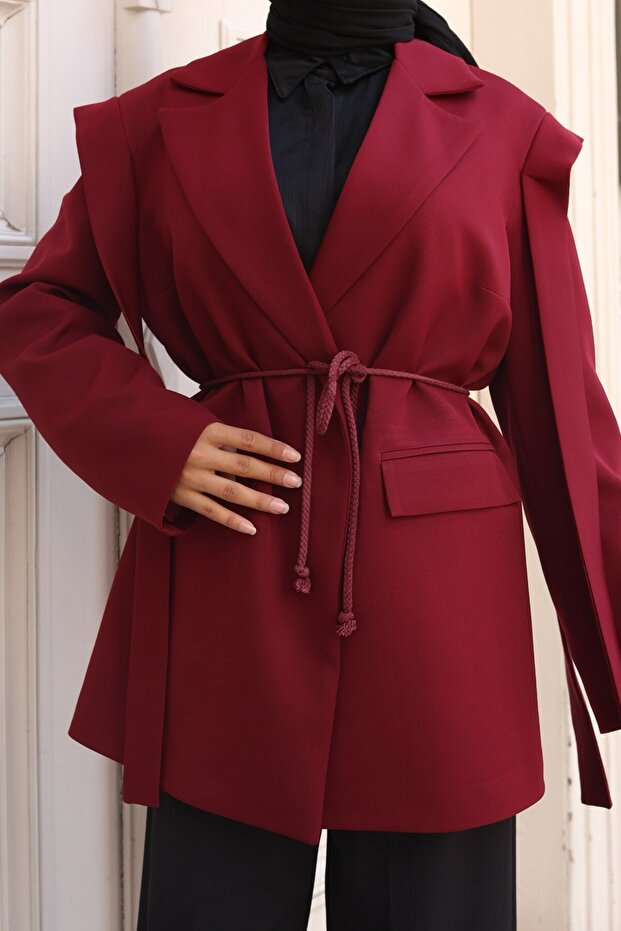 Oversize Tesettür Ceket - 3