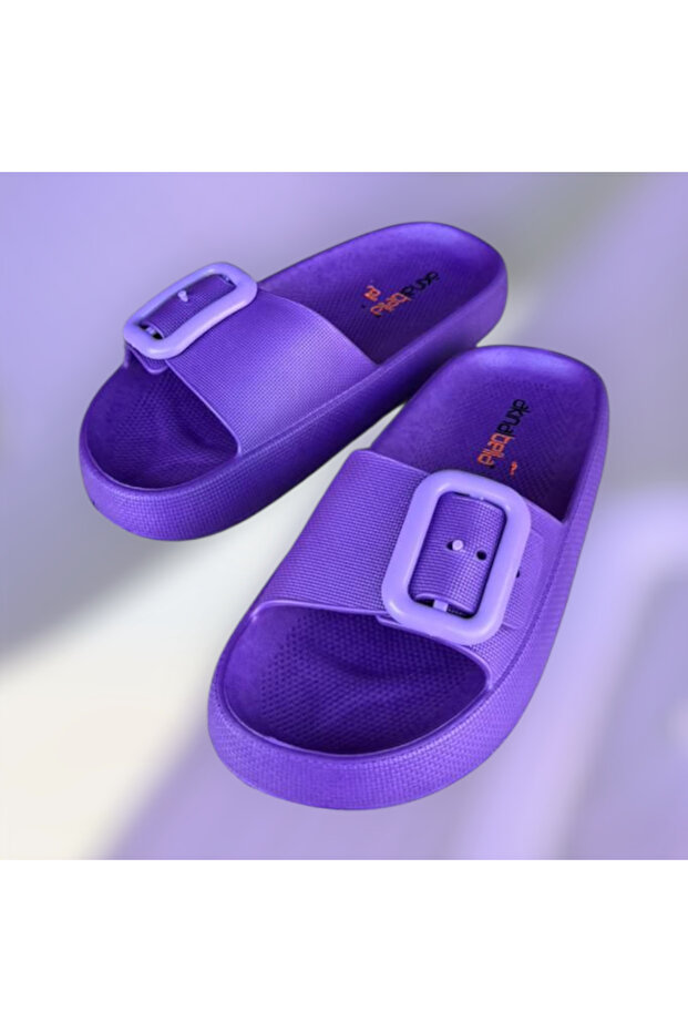 Women's Single Buckle Eva Beach Pool Daily Slippers
