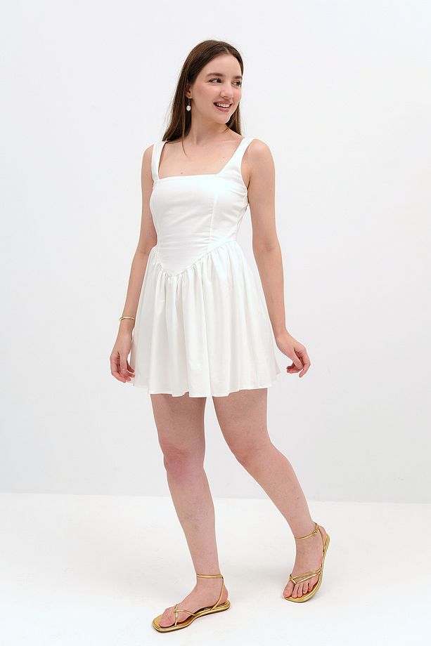 Askılı Mini Elbise E17422 - 6