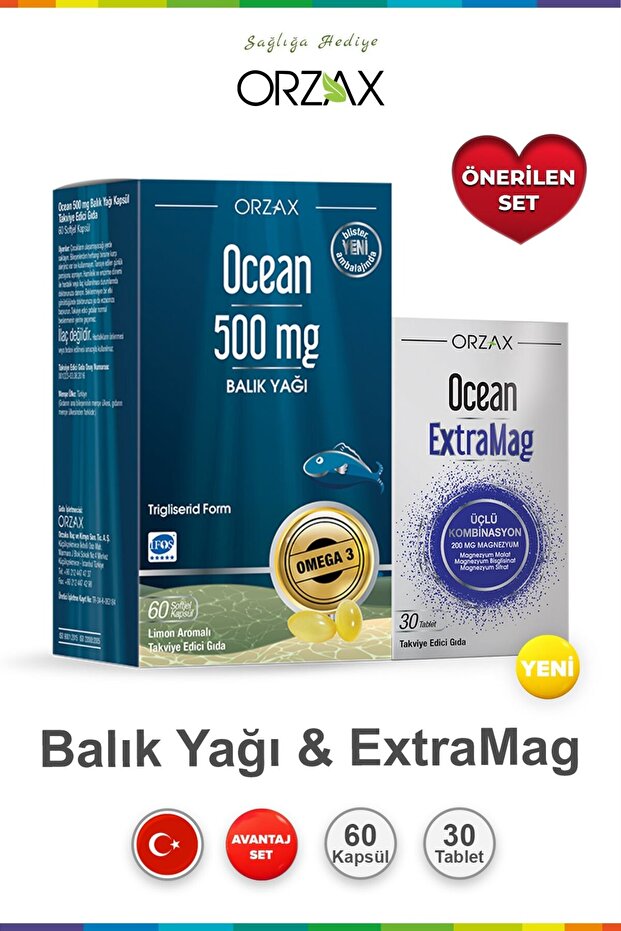 500 mg 60 Kapsül & ExtraMag 30 Tablet - 1