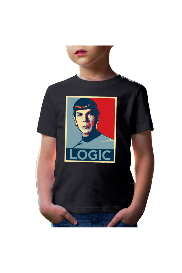 Star Trek Spock Leonard Nimoy Vulcan Logic Kids T-shirt - 1
