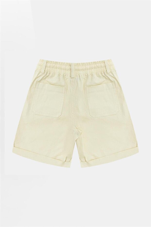 Boy Ecru Shorts - 6