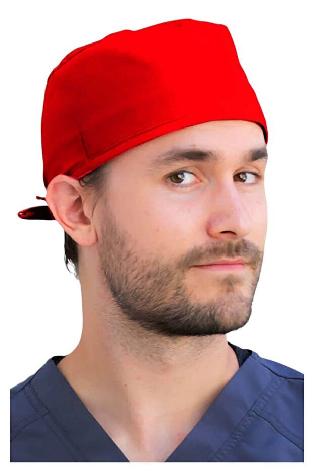 Surgical cap Red - 1