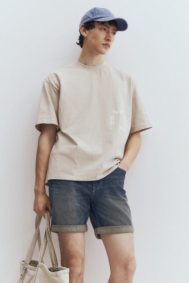 Dar Kesimli Kot Şort - 2