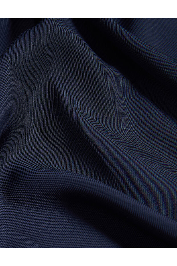 V Yaka Midi Boy Elbise - 5