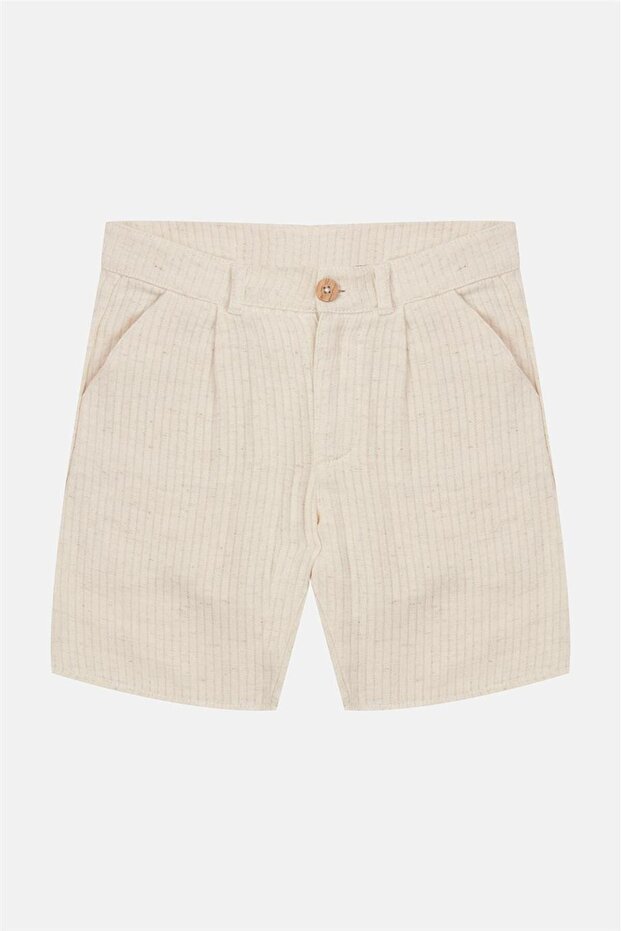 Boy Beige Shorts - 5