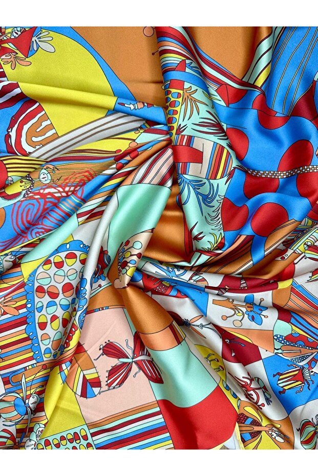 Nil Fular BusyBee-Yellow Eşarp - 1