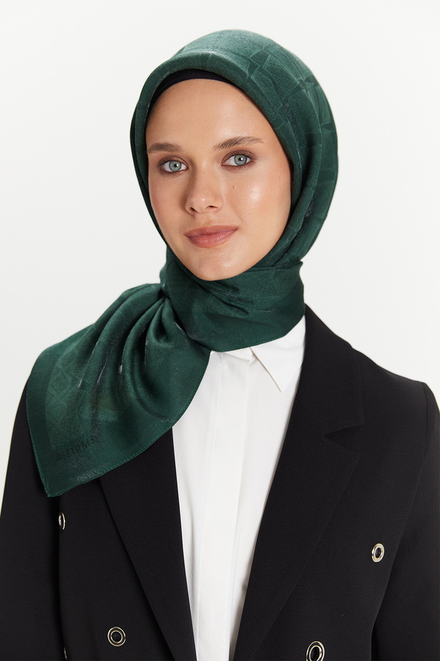 Jakarlı Viskon Eşarp - 1