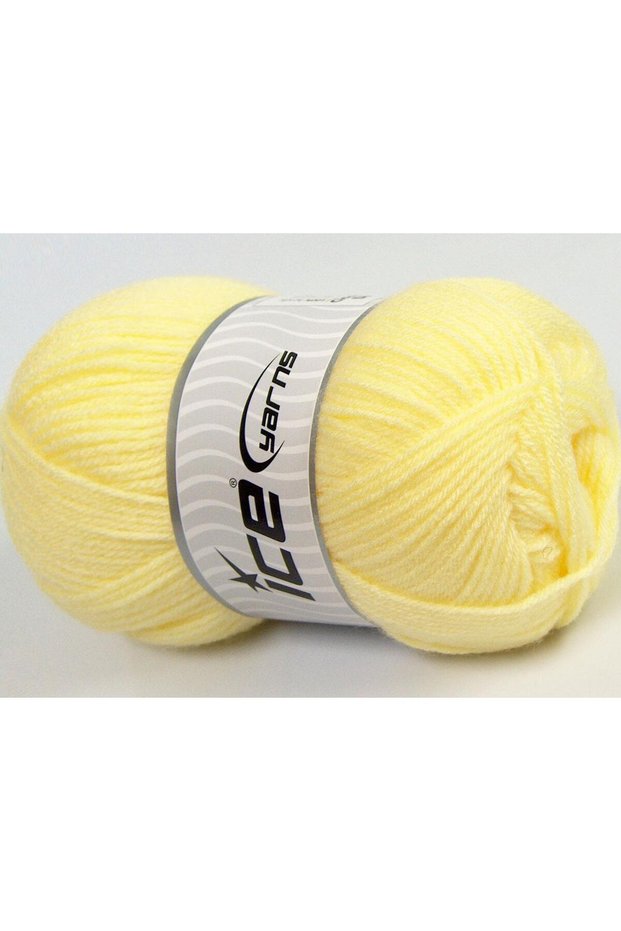 Lot of 4 X 100Gr Skeins Ice Yarns Classic Dk Hand Knitting Yarn Light Yellow