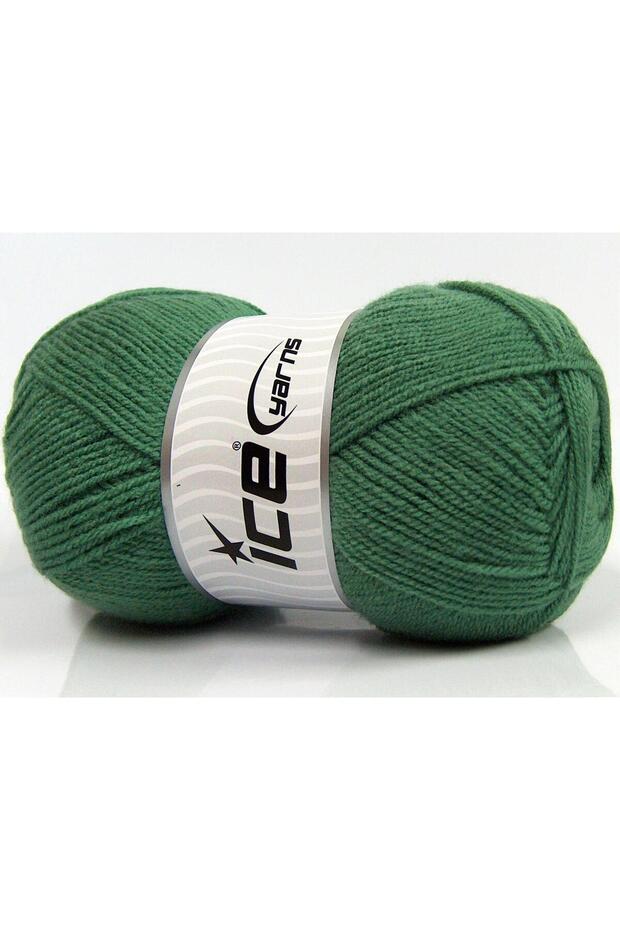 4X100Gr. Super Baby Bebe Acrylic Grass Green Winter, Bebe, 100% Acrylic